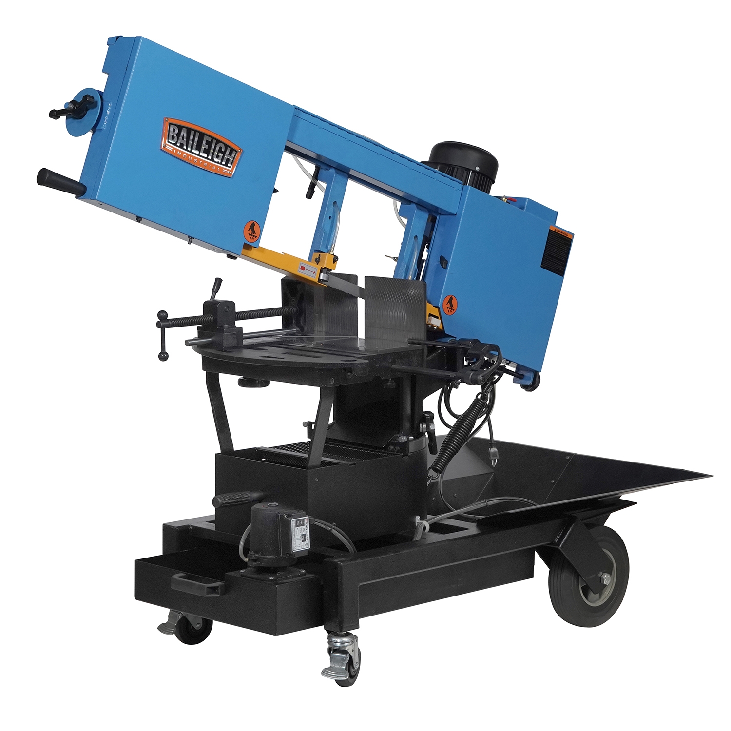 Baileigh BS-10VS Portable Dual Mitering EVS Bandsaw